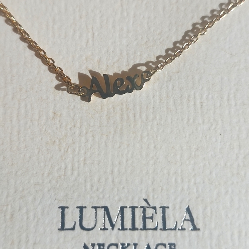 Alex Necklace in Gold